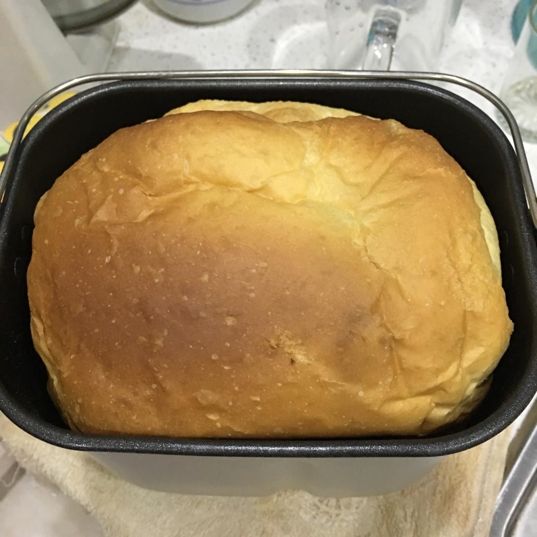 超级好吃的原味面包（面包机版）