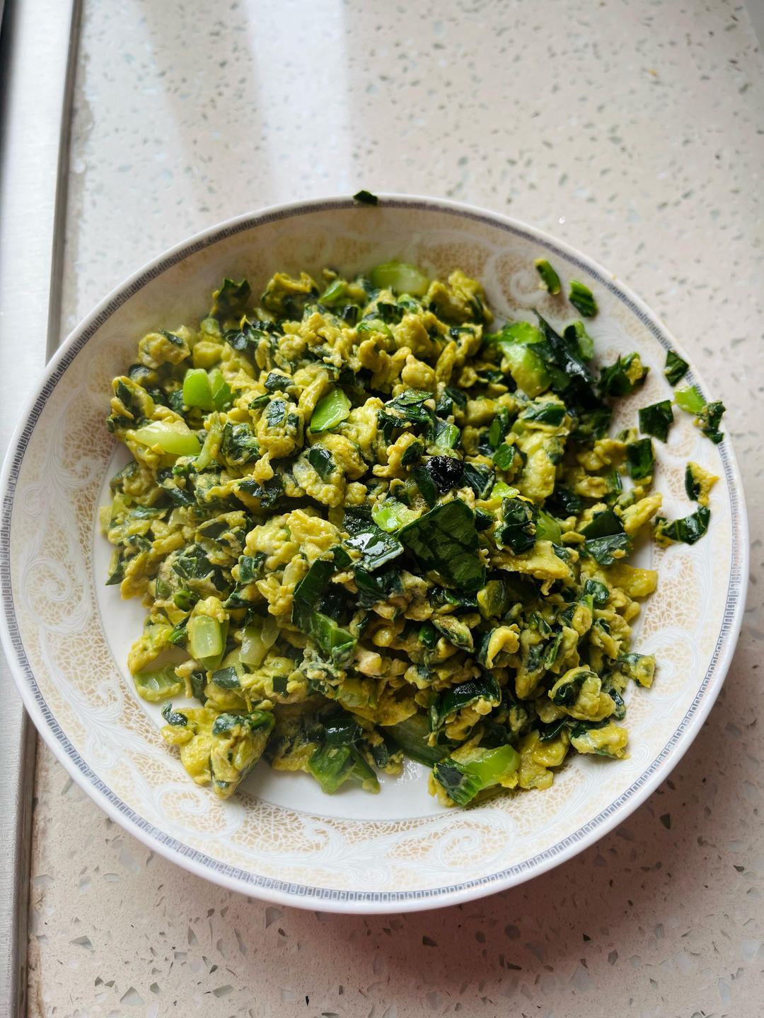 青菜碎炒鸡蛋，专治挑食宝宝