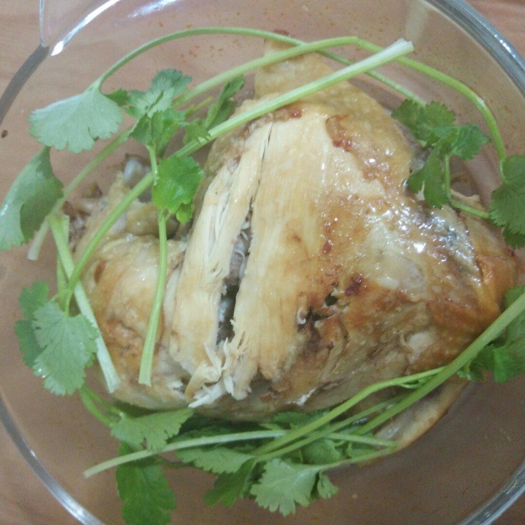 电饭锅简易版：盐焗手撕鸡