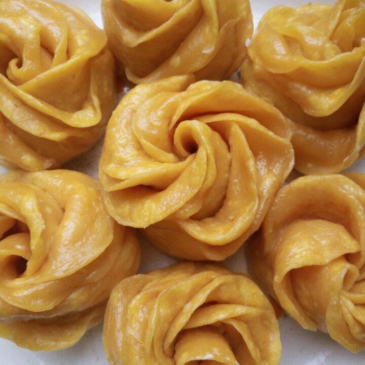 南瓜玫瑰花馒头