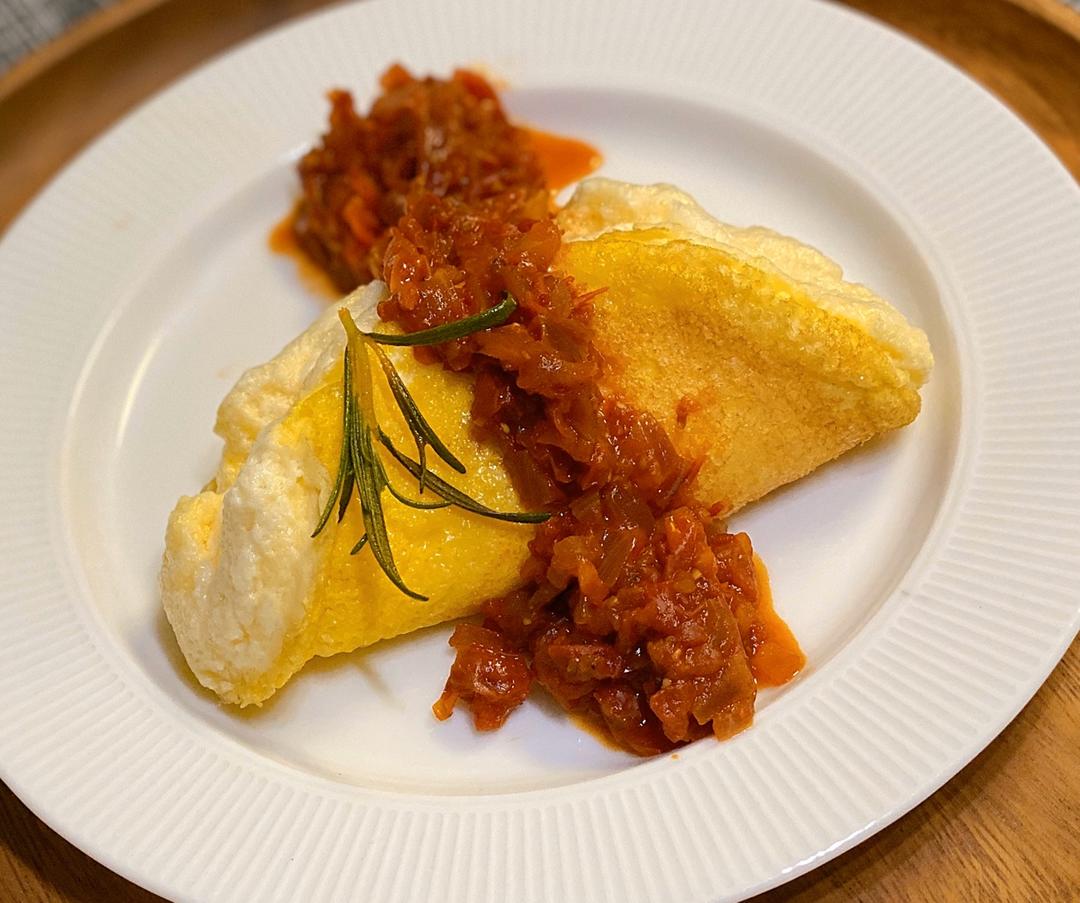 食戟之灵还原－舒芙蕾欧姆蛋🍳✨