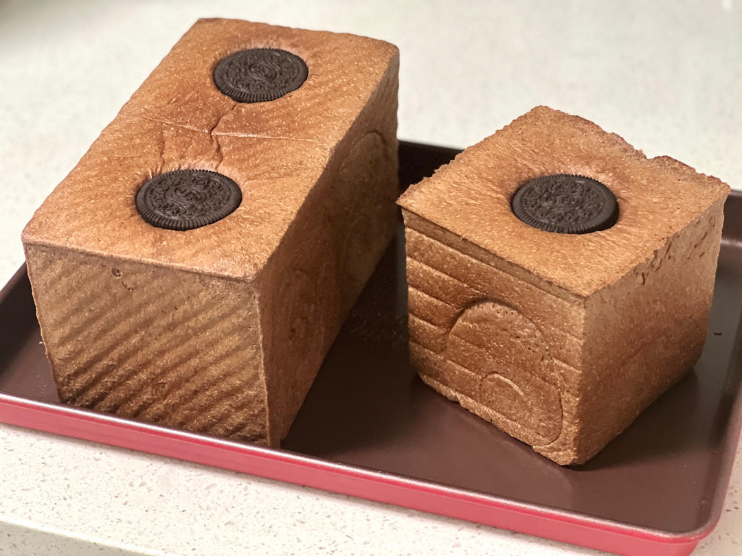 🍞巧克力奥利奥乳酪吐司｜口味升级｜大满足
