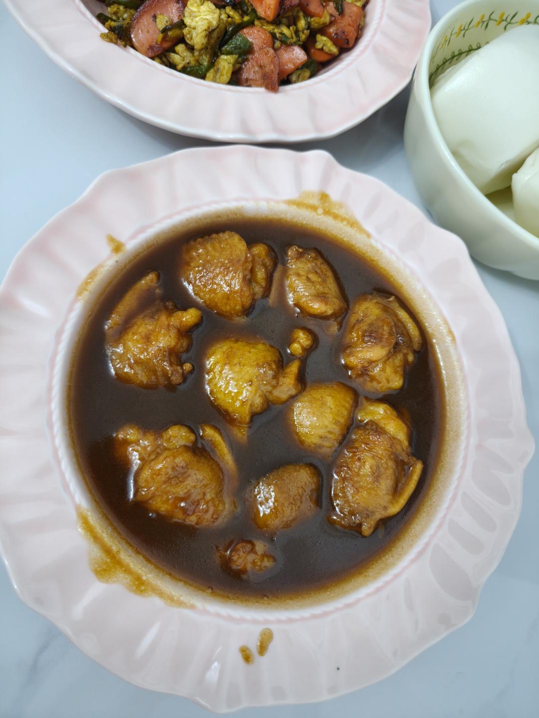 可乐鸡翅包虾滑