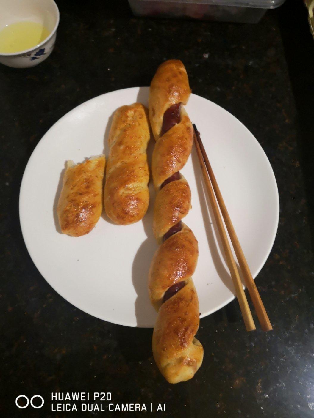 全麦椒盐芝麻咸面包棍——波兰种【健康小食】