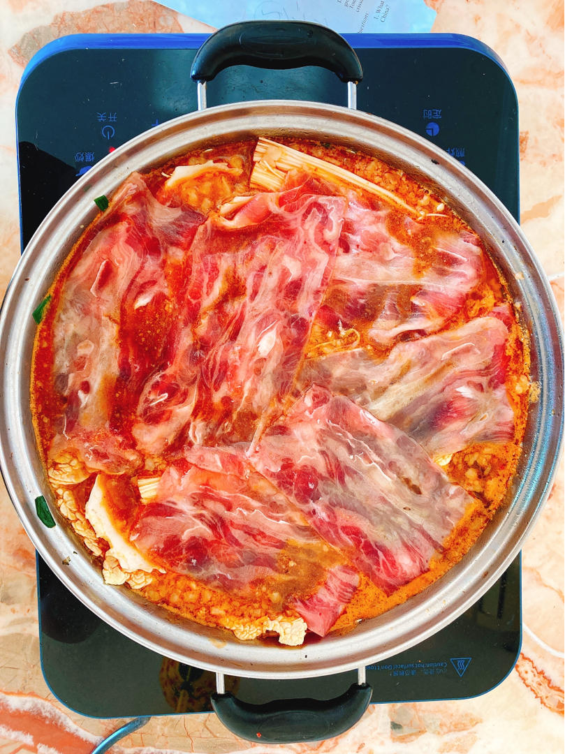 韩国部队锅拉面锅（超好吃）