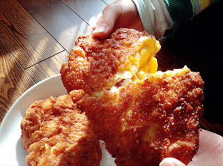 【芝士爆浆鸡排】