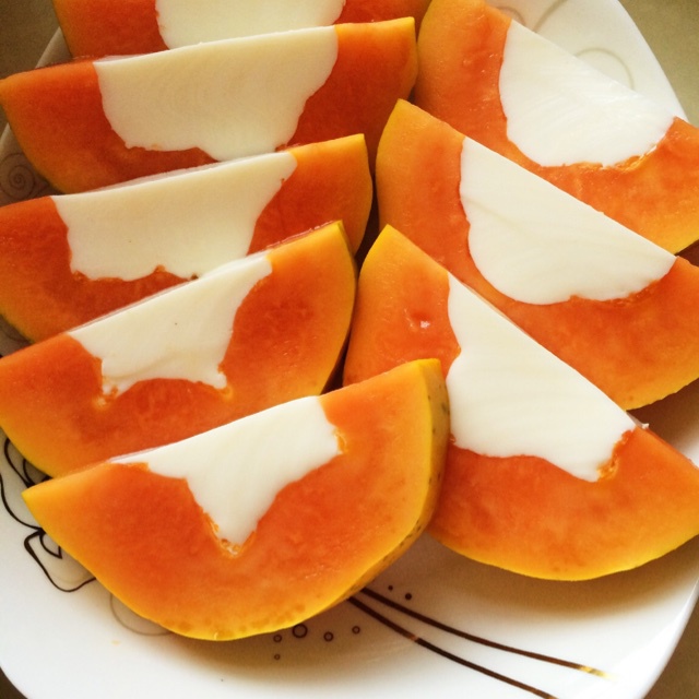 木瓜椰奶冻