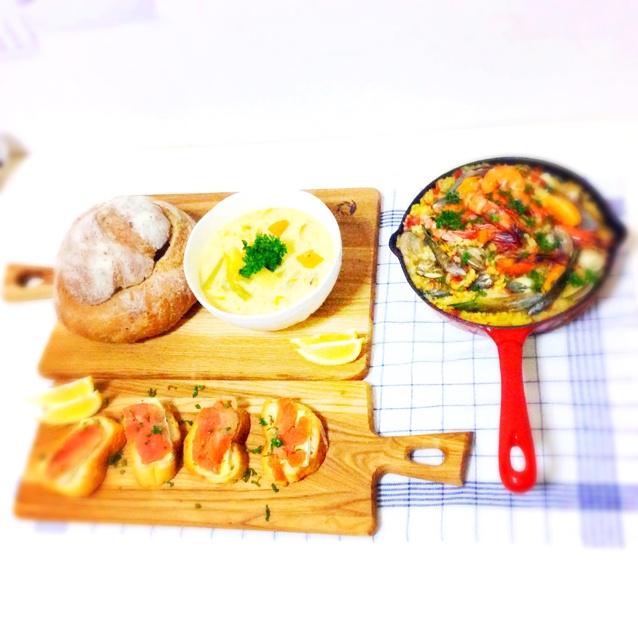 【曼食慢语】Seafood Paella 西班牙海鲜饭