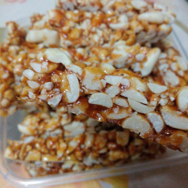 无水无油香脆花生糖