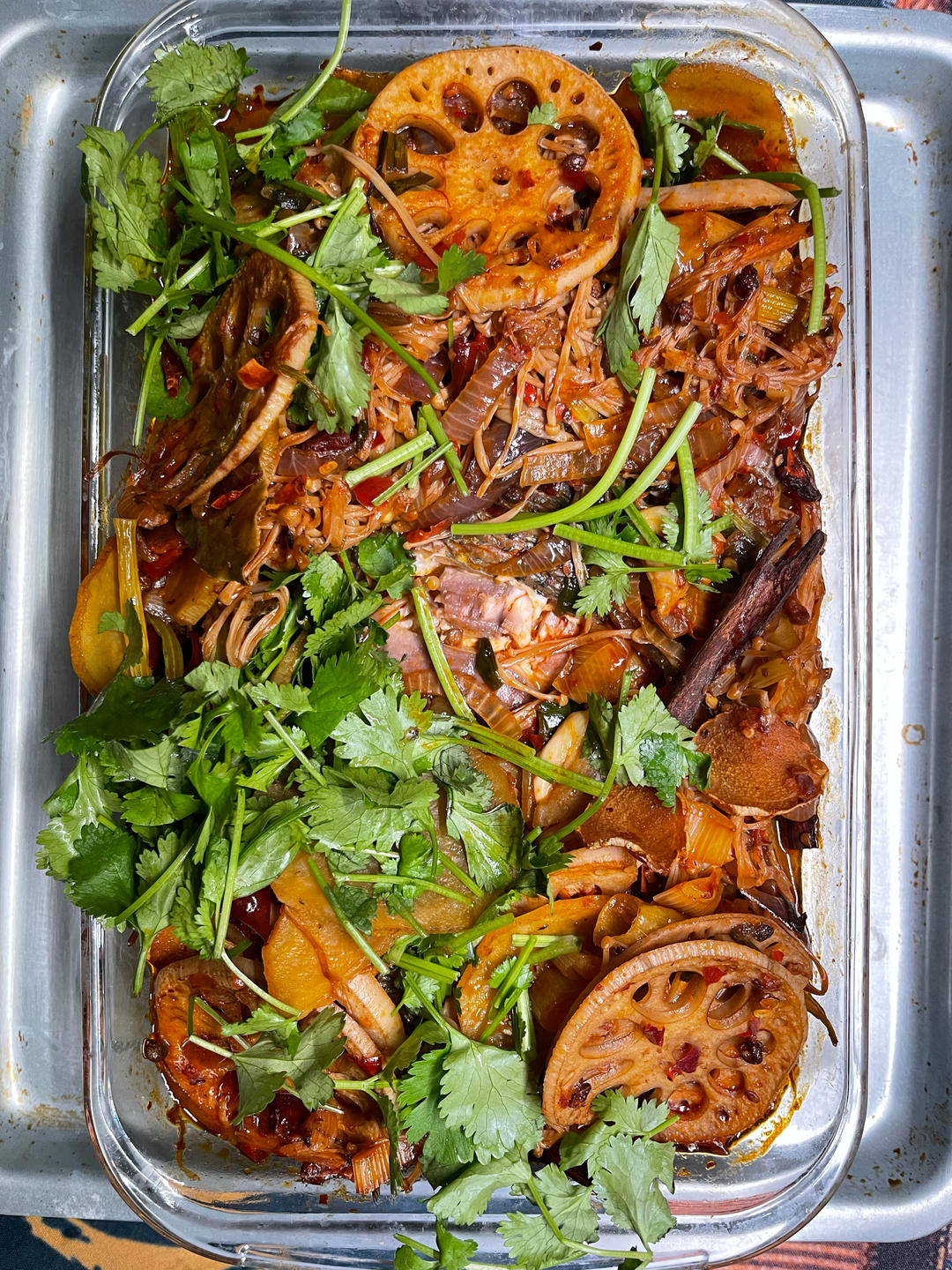 重庆烤鱼(烤箱版)爆好吃，爆简单