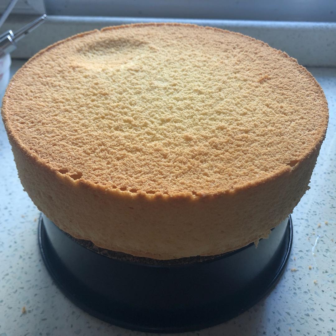 超详细步骤！8寸戚风（适合做蛋糕胚）