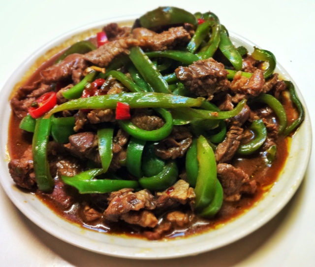 rolling_egg做的青椒牛柳