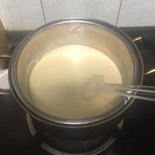 让豆渣变废为宝de蛋奶酥馅的做法 步骤1