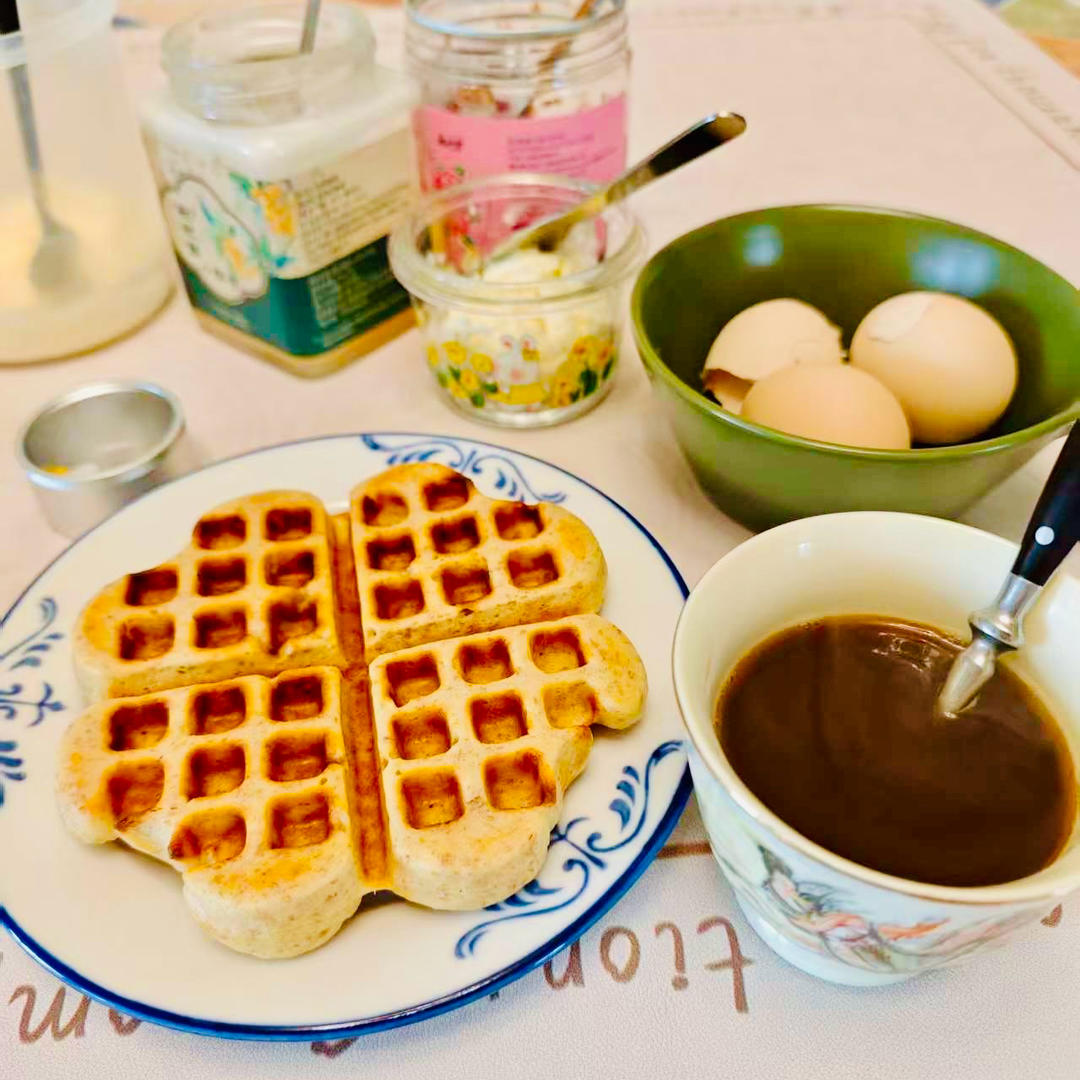 基础早餐热松饼（+全麦黑麦版）