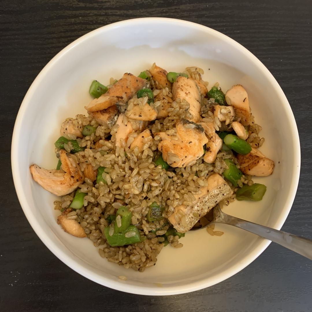 三文鱼炒饭