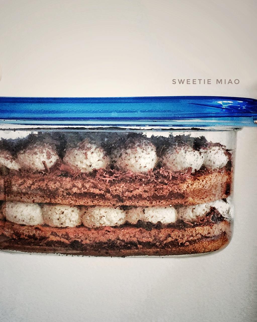 奥利奥咸奶油可可盒子蛋糕