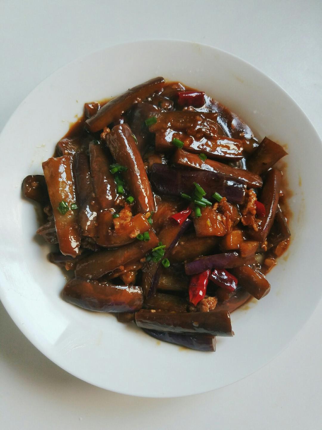 球比特做的肉丝烧茄子