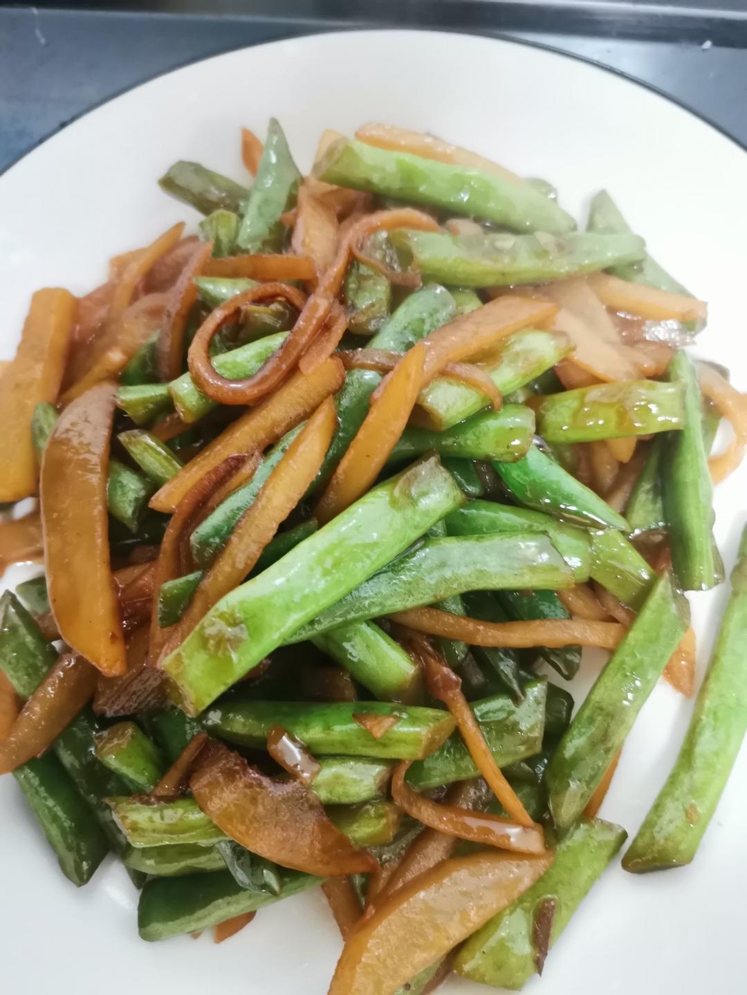 干煸四季豆土豆条