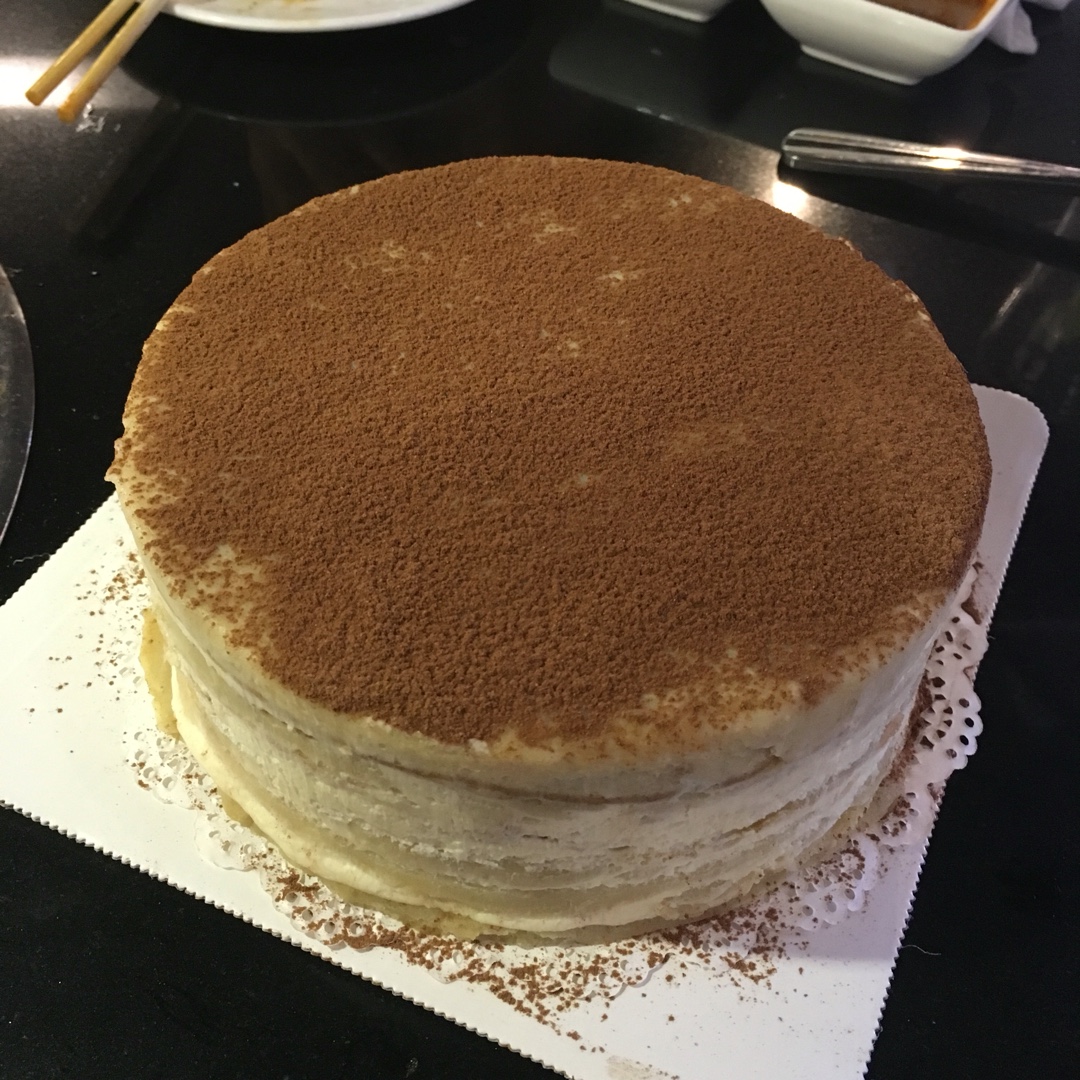 提拉米苏千层可丽饼