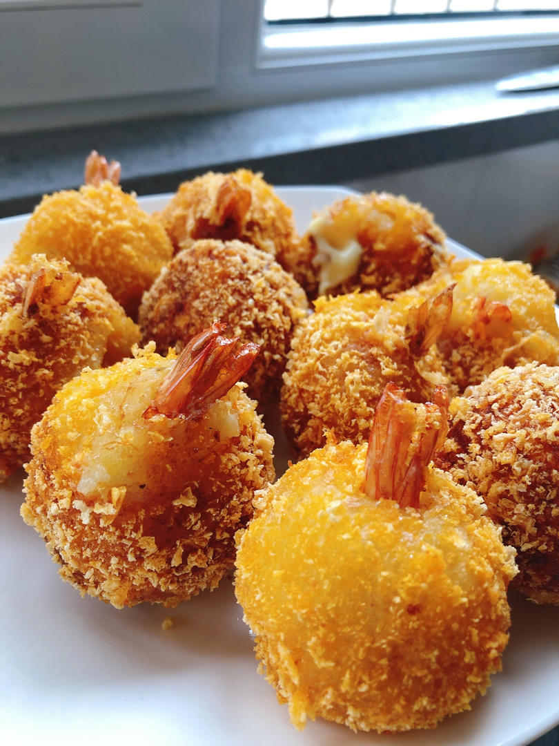 你就是我的小惊喜做的芝士虾球