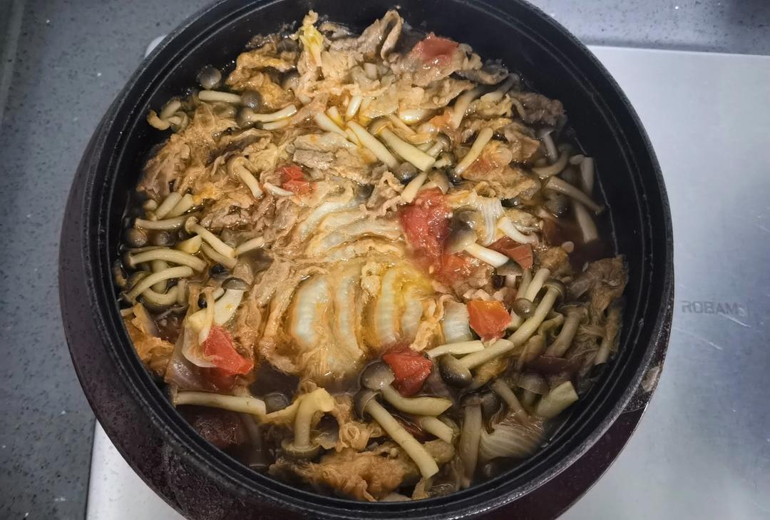 韩式白菜肥牛锅