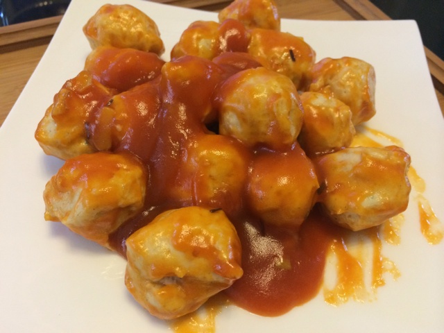 酸酸甜甜【茄汁鸡肉丸】