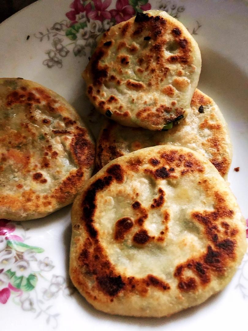 韭菜肉饼