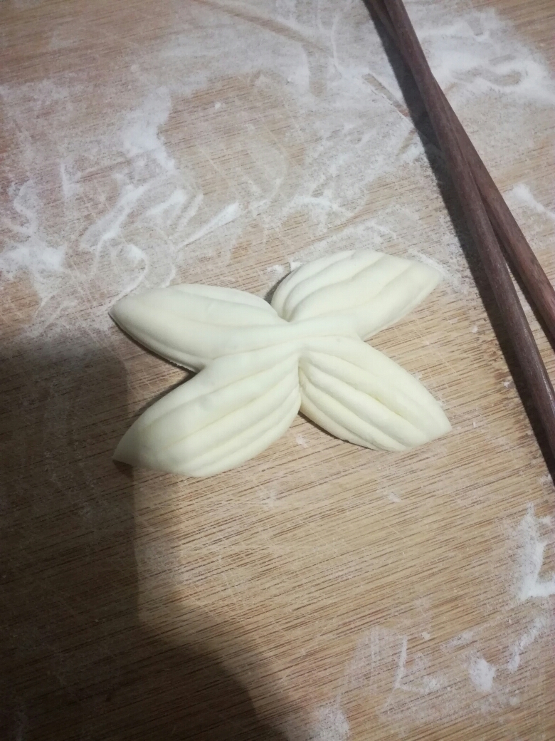 顺莲花馒头的制作方法的做法 步骤4