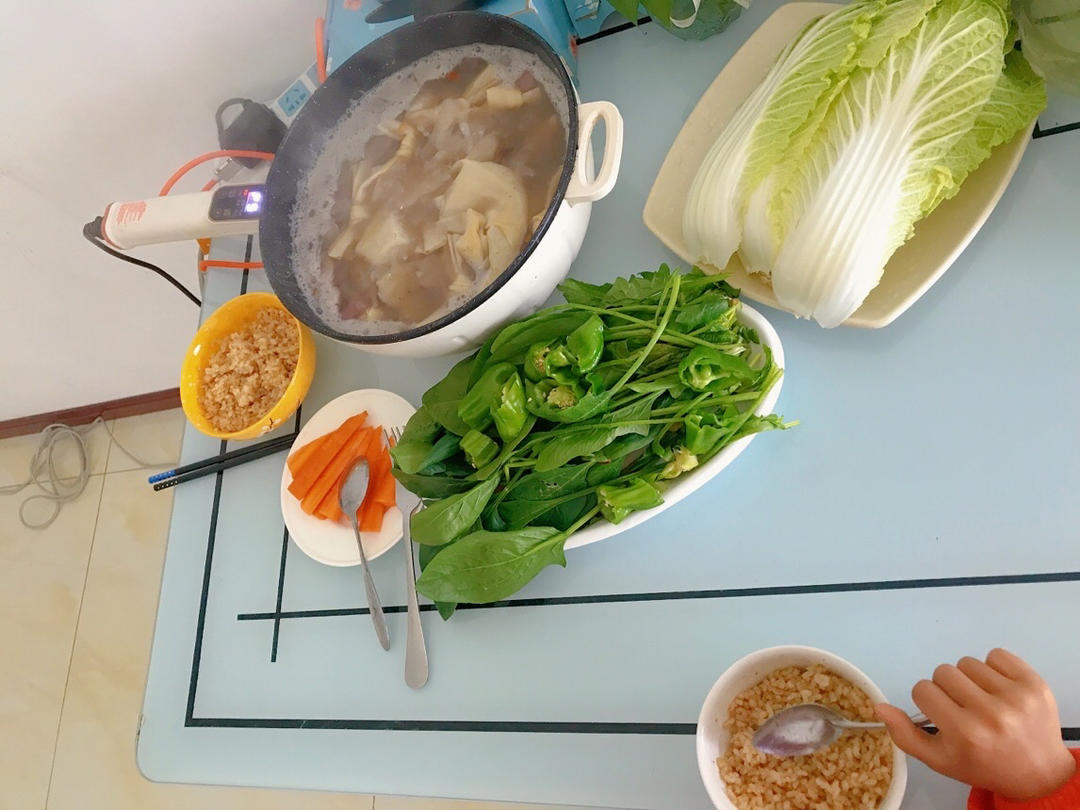 无油｜秋藕栗子羹｜甘甜美味
