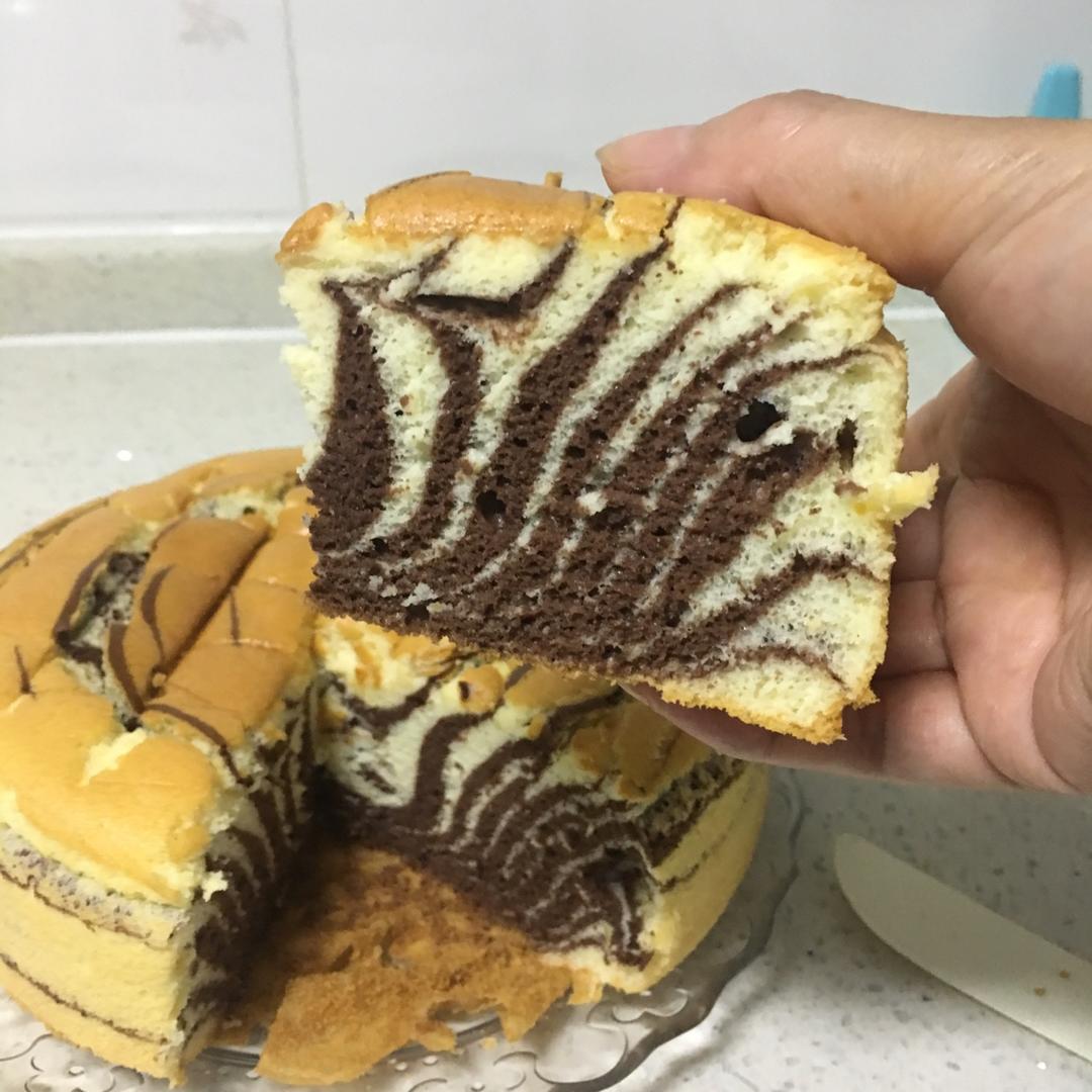 斑马纹酸奶蛋糕