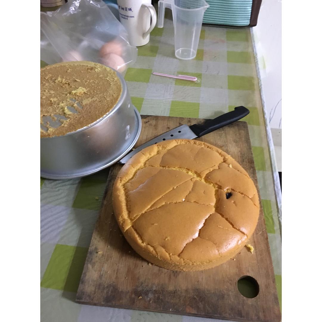 烤箱做蛋糕（戚风蛋糕的做法）