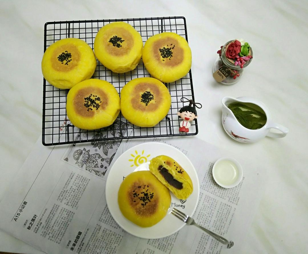 日式南瓜红豆包