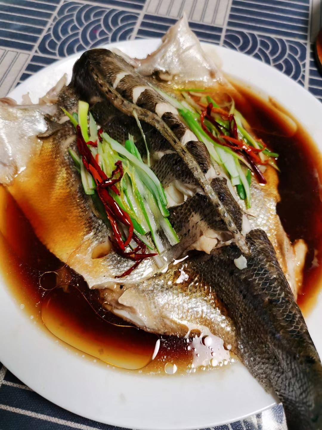 清蒸鲈鱼🐟也太嫩了吧❗️❗️