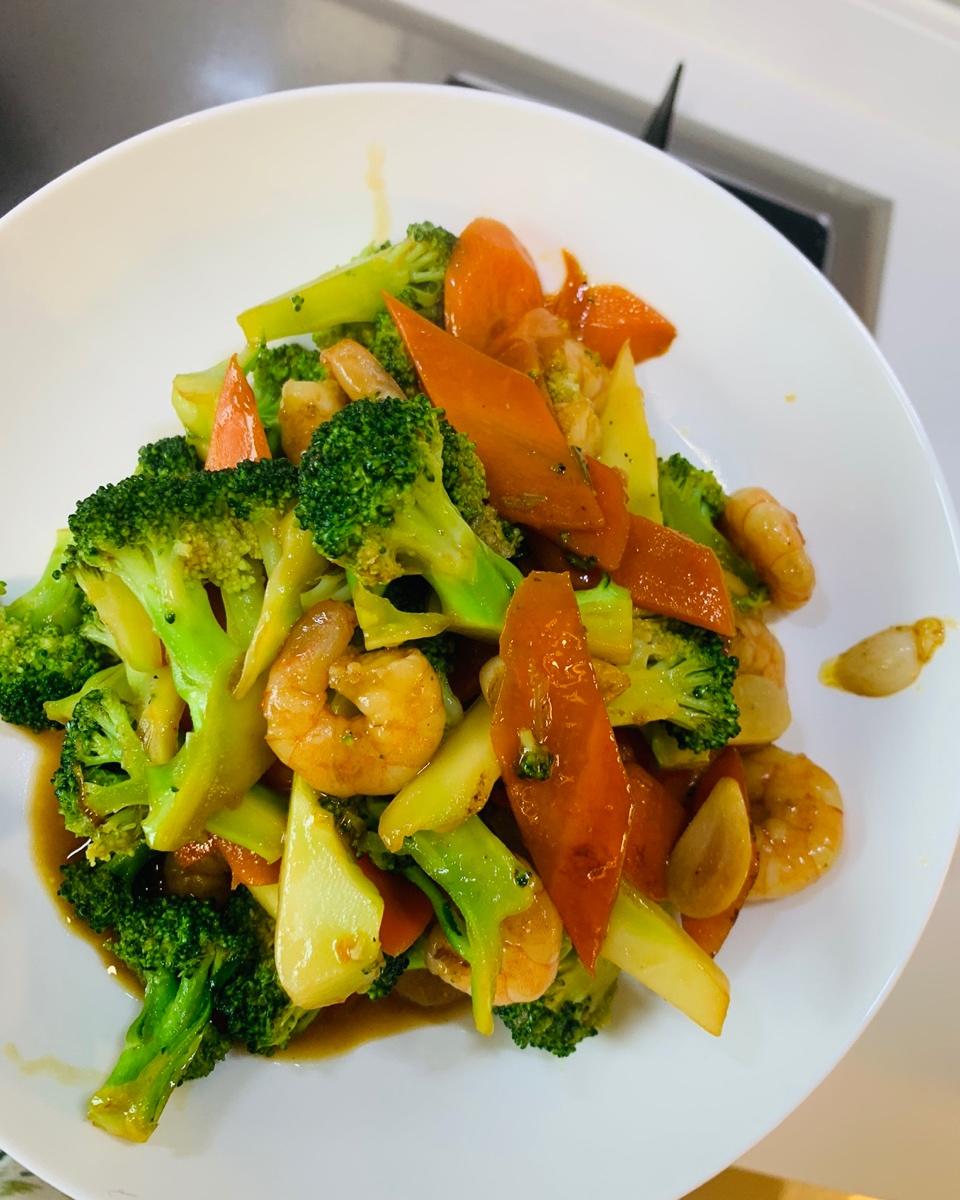 西兰花炒虾仁🍤