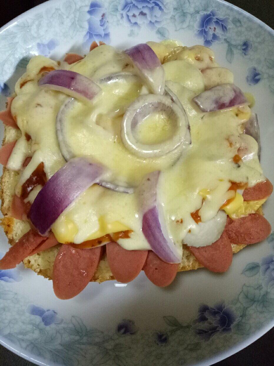 微波炉吐司披萨