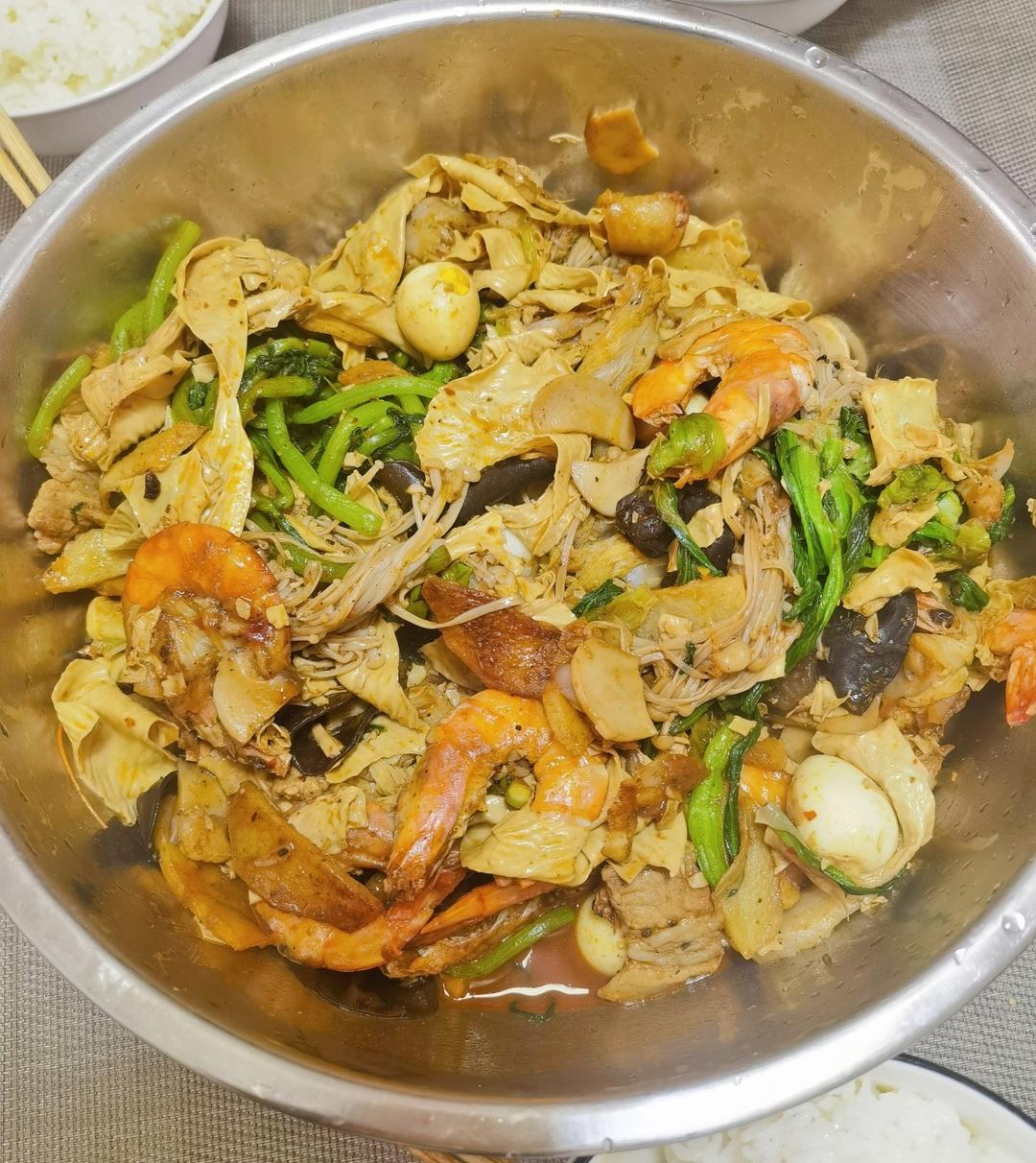家庭聚会被赞爆的～麻辣香锅 今天这道菜太给撑场面了