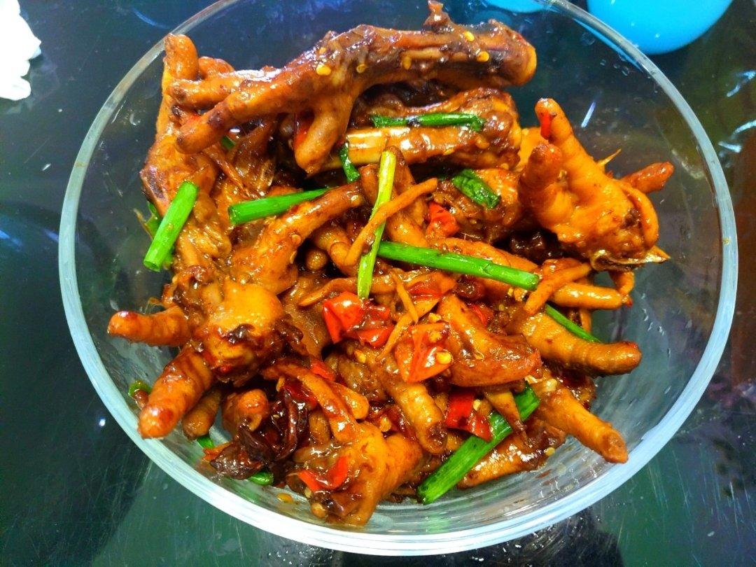香辣烧鸡爪