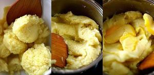 芝士焗薯泥佐奶油白酱的做法 步骤4
