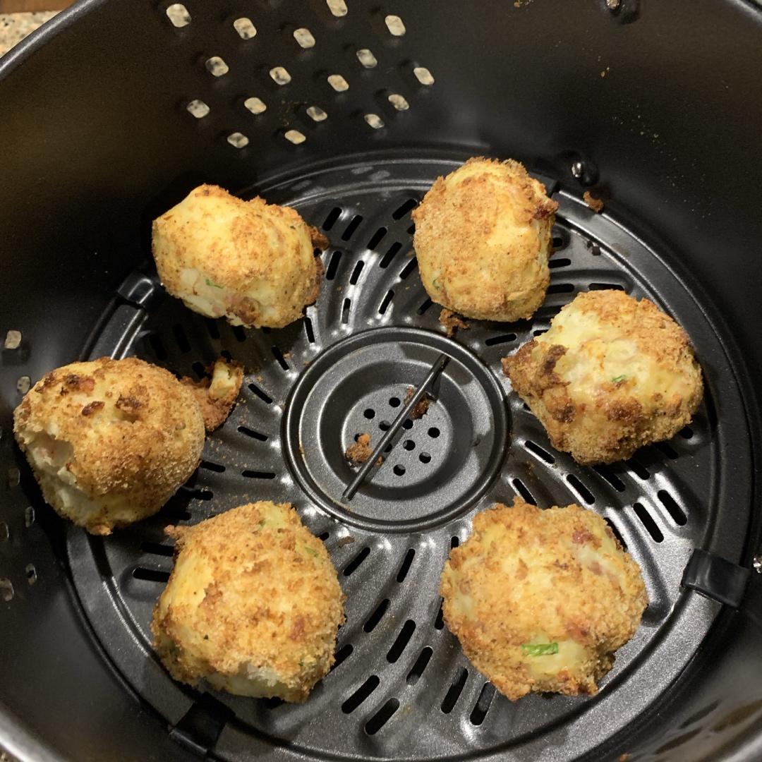 空气炸锅培根土豆球