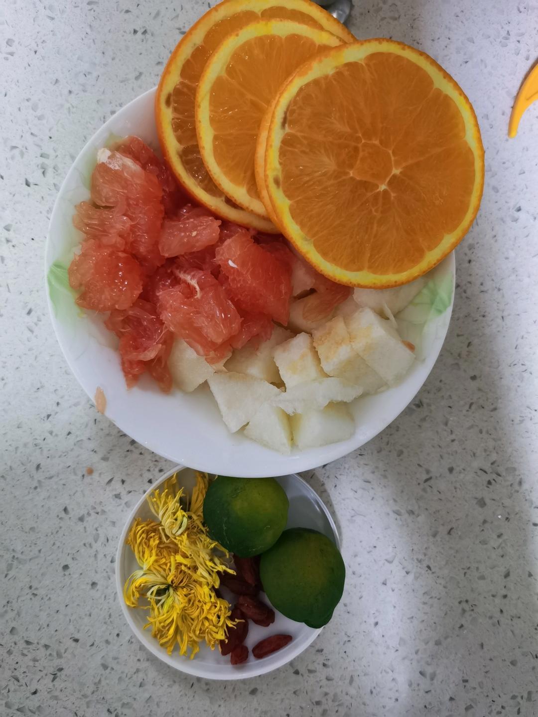 清润降火水果茶【3月北鼎养生壶食谱】