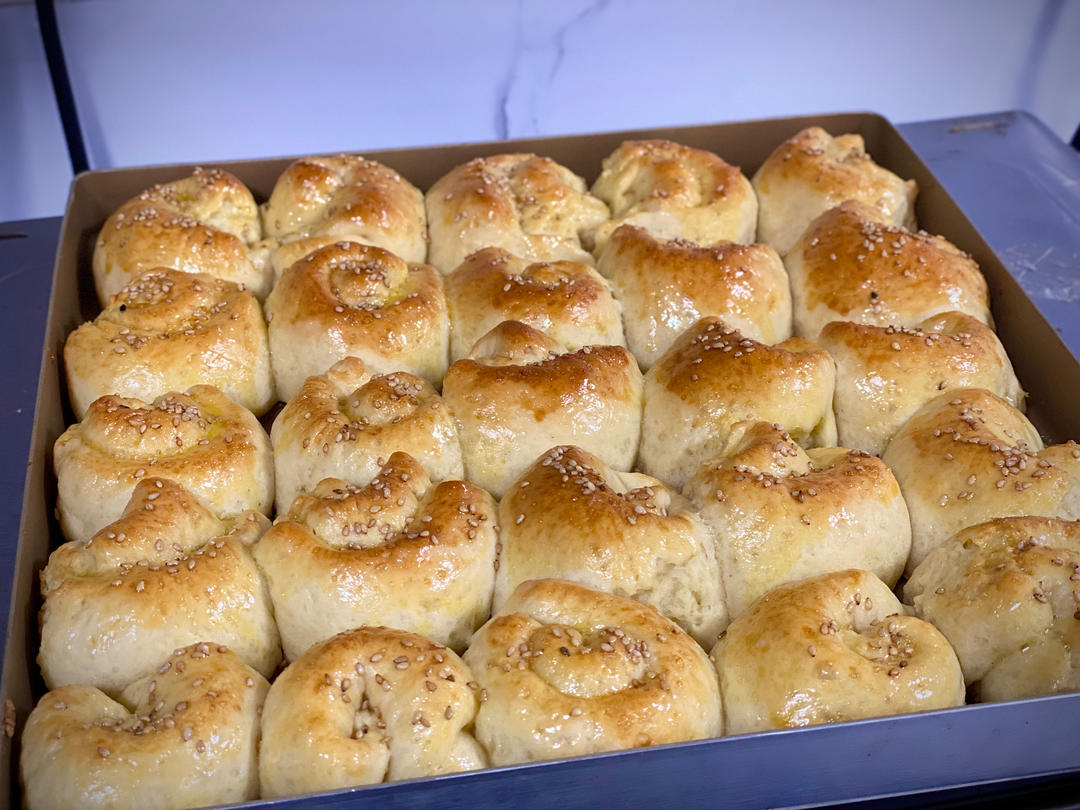 脆底蜂蜜小面包