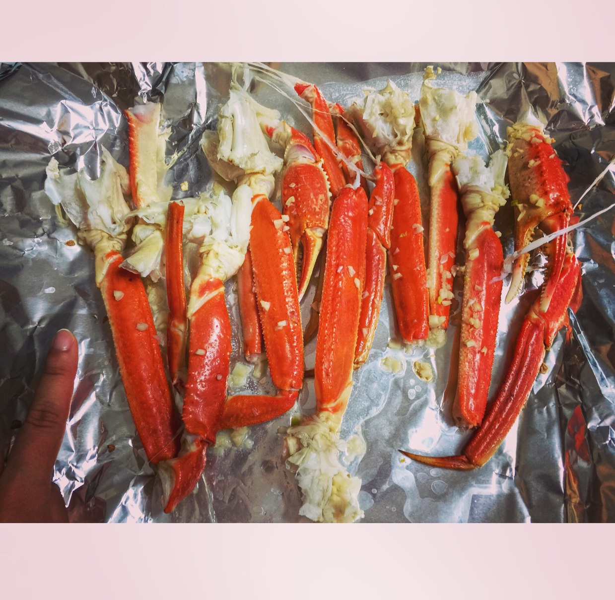 雪蟹的国际范儿吃法