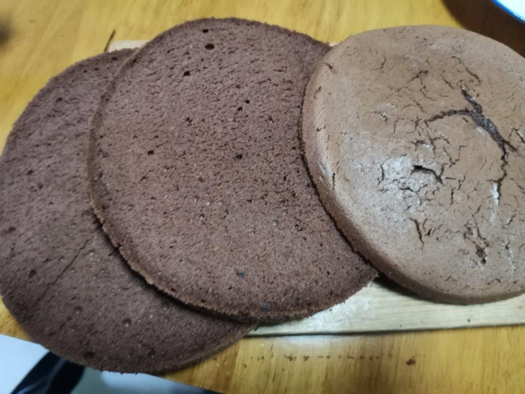 可可戚风蛋糕～8寸～百分百成功