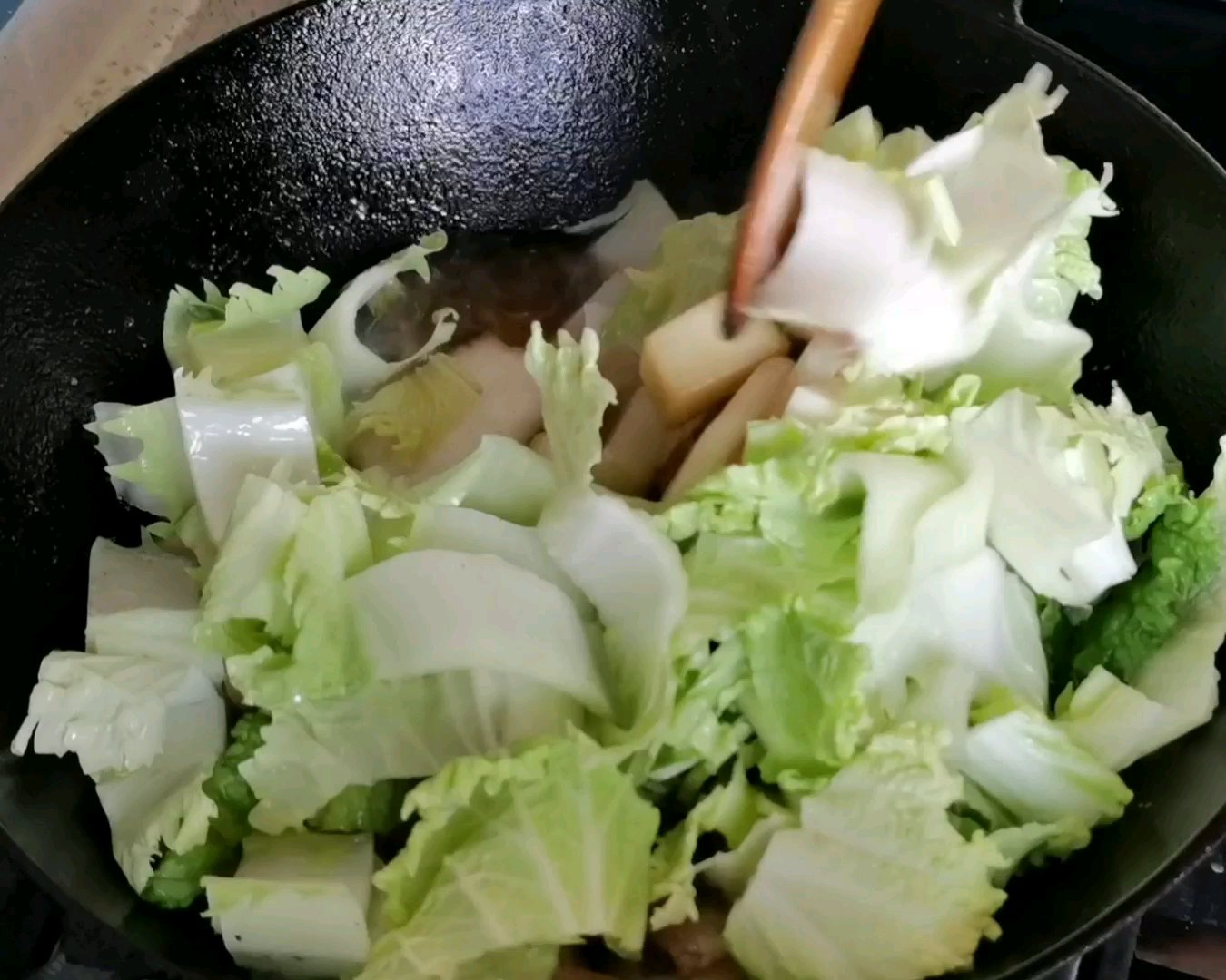 超香的家常下饭菜｜大锅菜｜熬菜的做法 步骤9