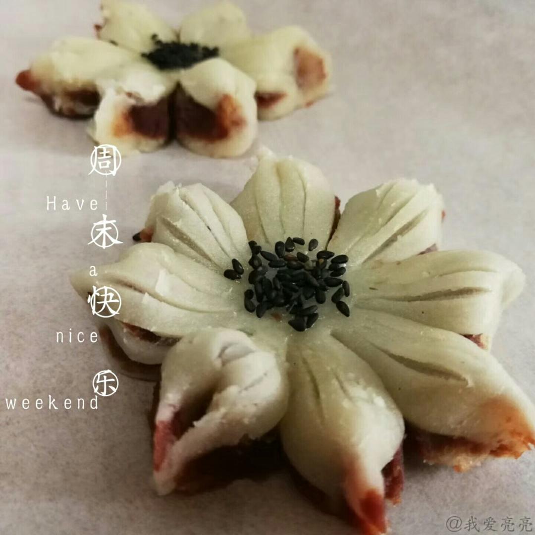 枣泥菊花酥