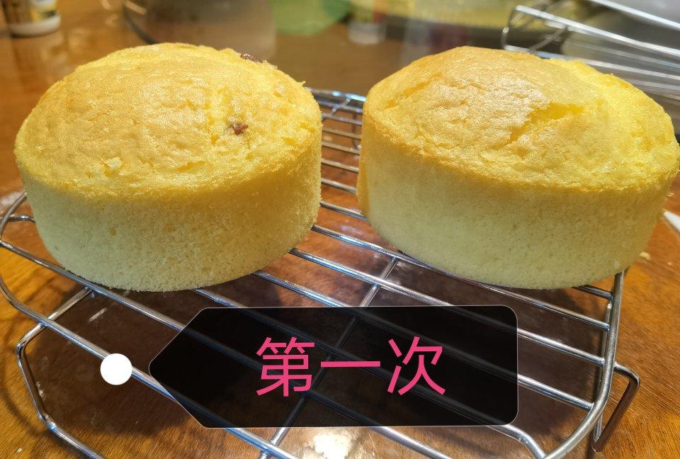 裱花必备，全蛋海绵蛋糕胚，6寸加高圆模