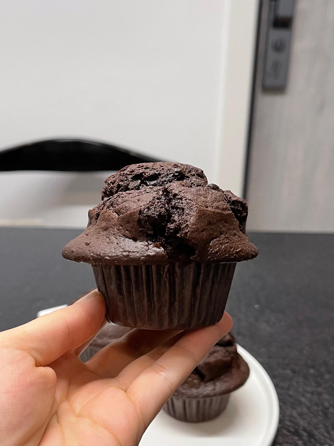 在家做巧克力蘑菇头麦芬蛋糕🍫