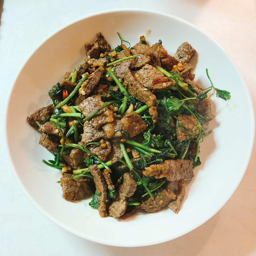 香菜牛肉