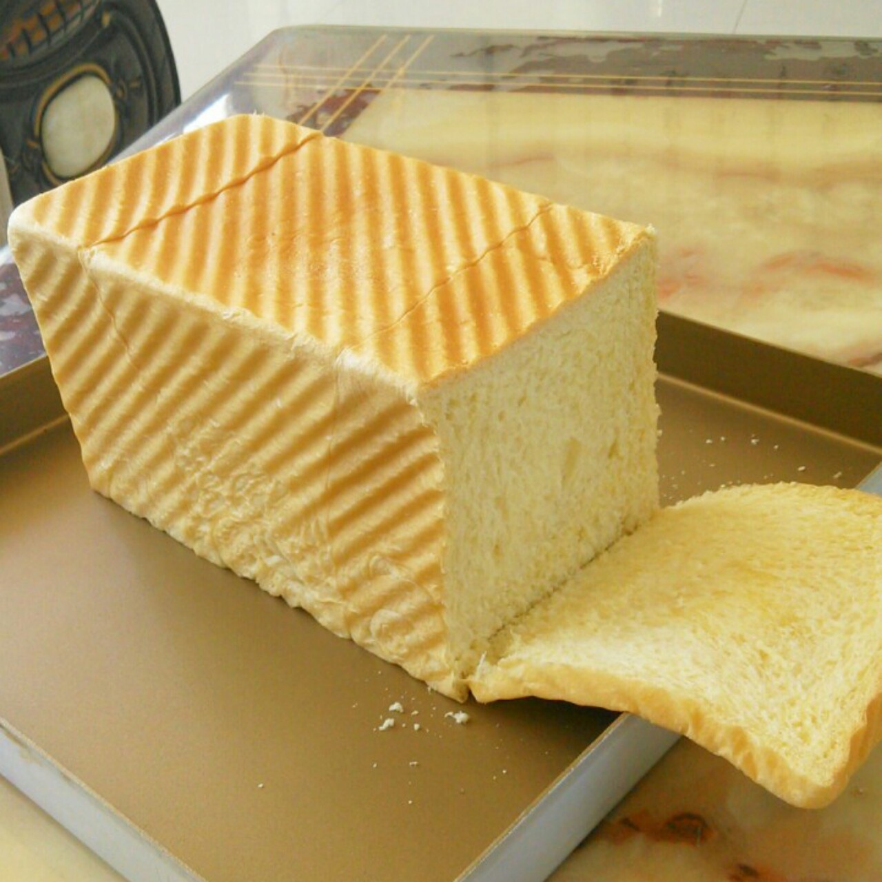 夺命软吐司(๑´ڡ`๑)超软拉丝极速方便的一次发酵吐司