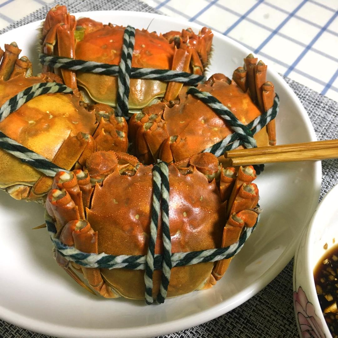 清蒸大闸蟹